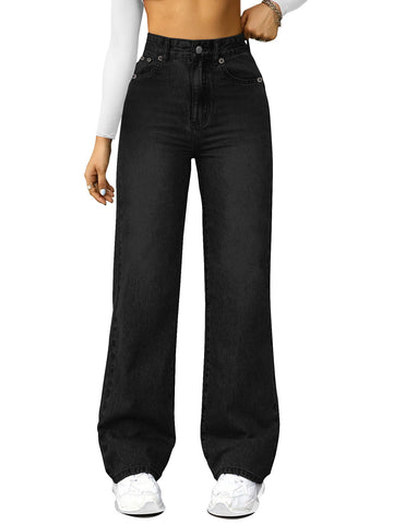 Classic Black High-Rise Jeans