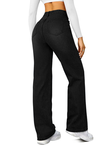 Classic Black High-Rise Jeans