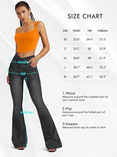 Black Crossover High-Waist Leggings